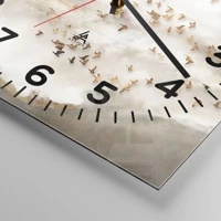 Clock face with numbers