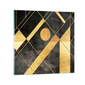 Glass picture - Sun of the Desert - 70x70 cm