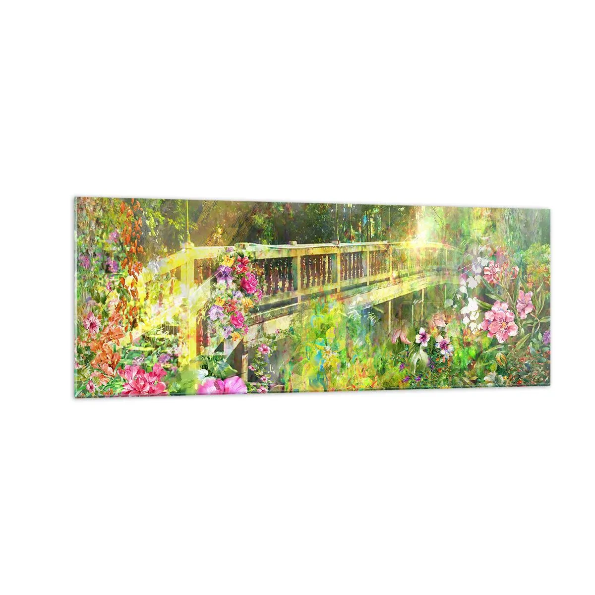 Glass picture - Bridge of Spring Sighs - 140x50 cm