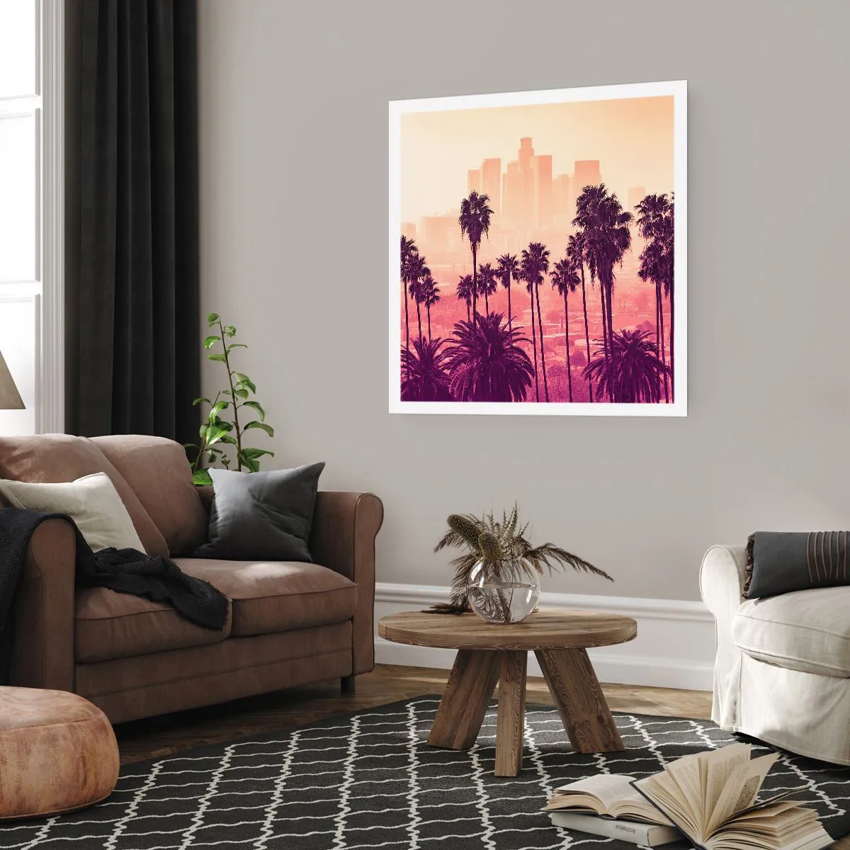 Poster - Californian Landscape - 50x50 cm