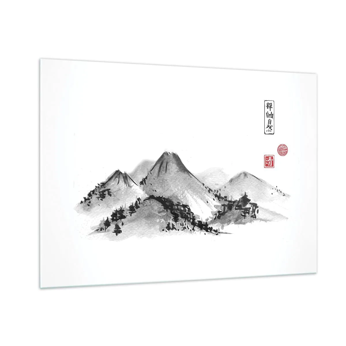 Glass picture - Further and Further - 100x70 cm