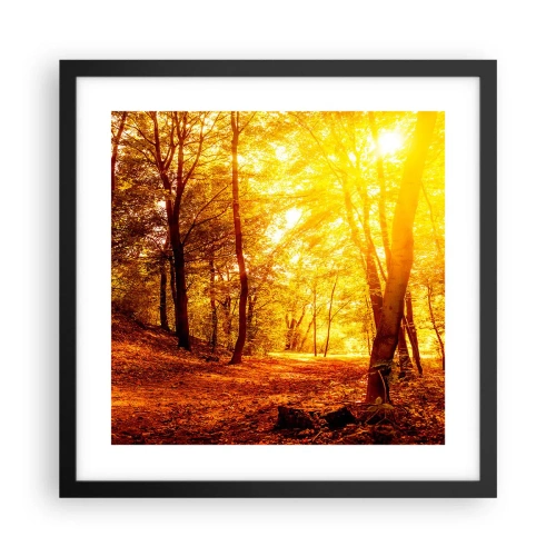 Poster in black frame - Towards Golden Plain - 40x40 cm