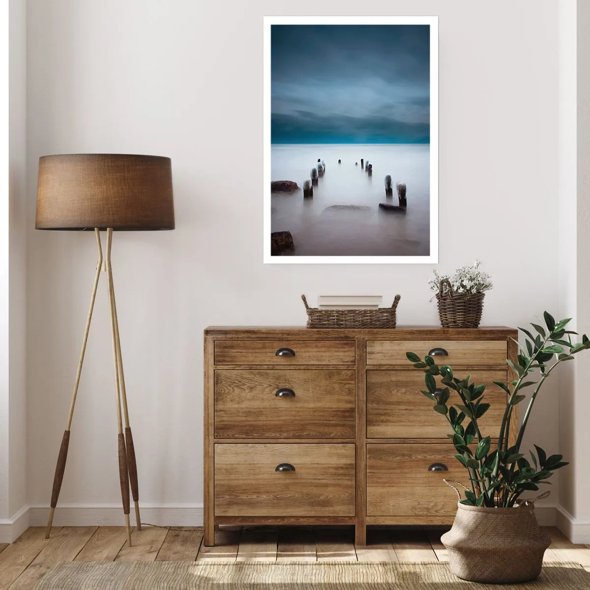 Poster - Pensive Lake - 30x40 cm