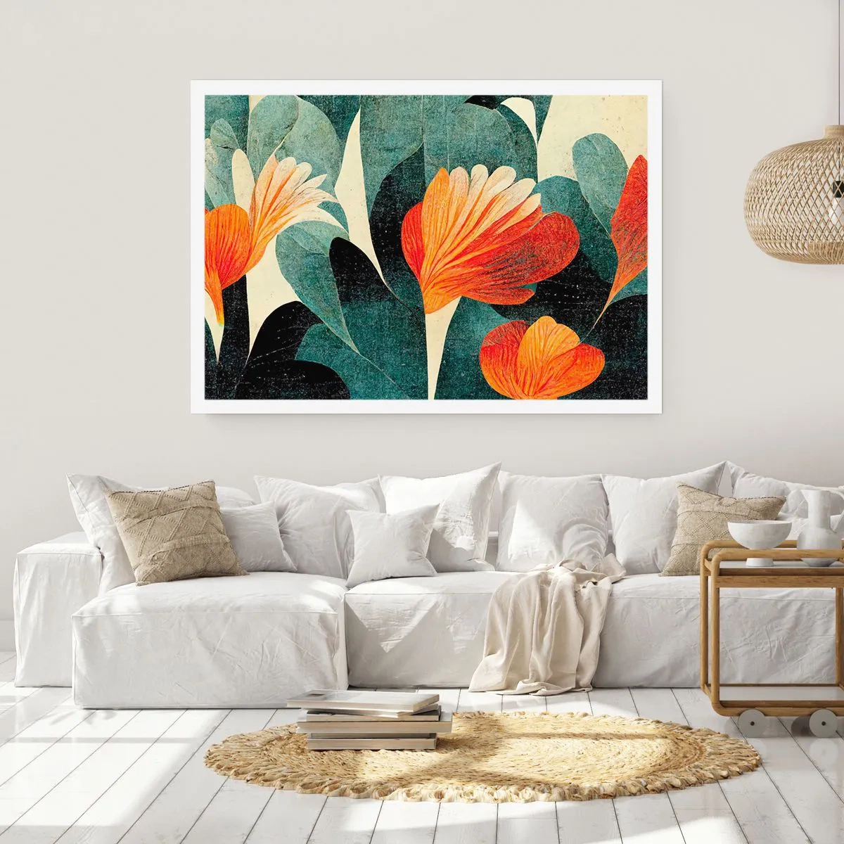 Poster - Heat of the Tropics, Coolness of the Ground - 50x40 cm
