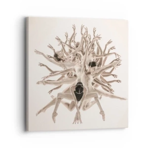 Canvas picture - Dance in Bloom - 30x30 cm