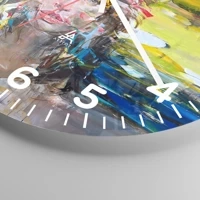 Clock face with numbers