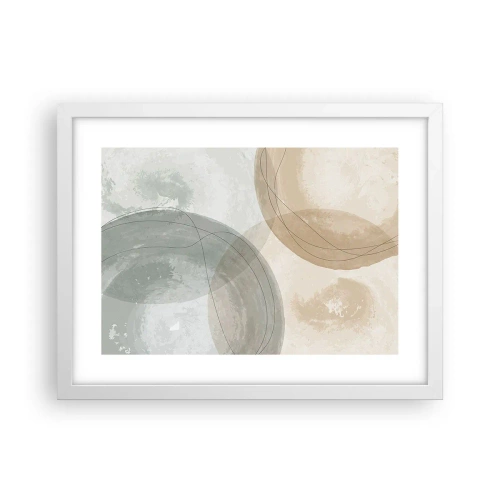Poster in white frmae - Permeation of Worlds - 40x30 cm