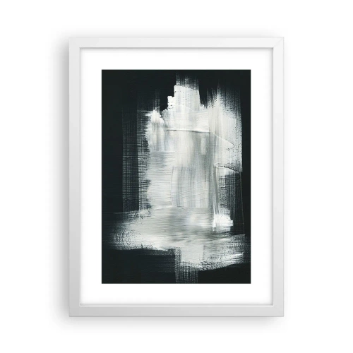 Poster in white frmae - Woven from the Vertical and the Horizontal - 30x40 cm