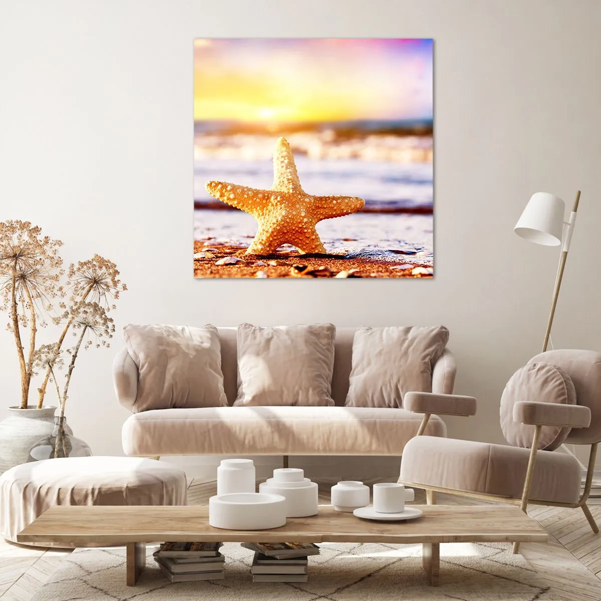 Canvas picture - Sea Kiss - 60x60 cm