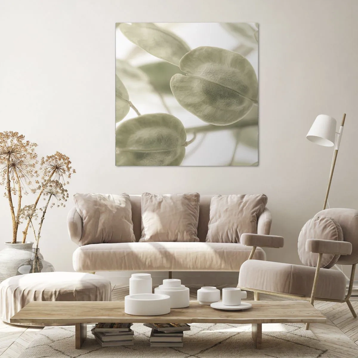 Canvas picture - In the Beginning There Were Leaves… - 50x50 cm