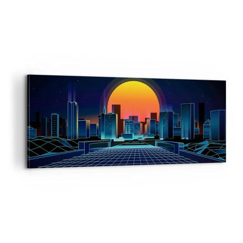 Canvas picture - You Wanna Go Back to Reality? - 100x40 cm