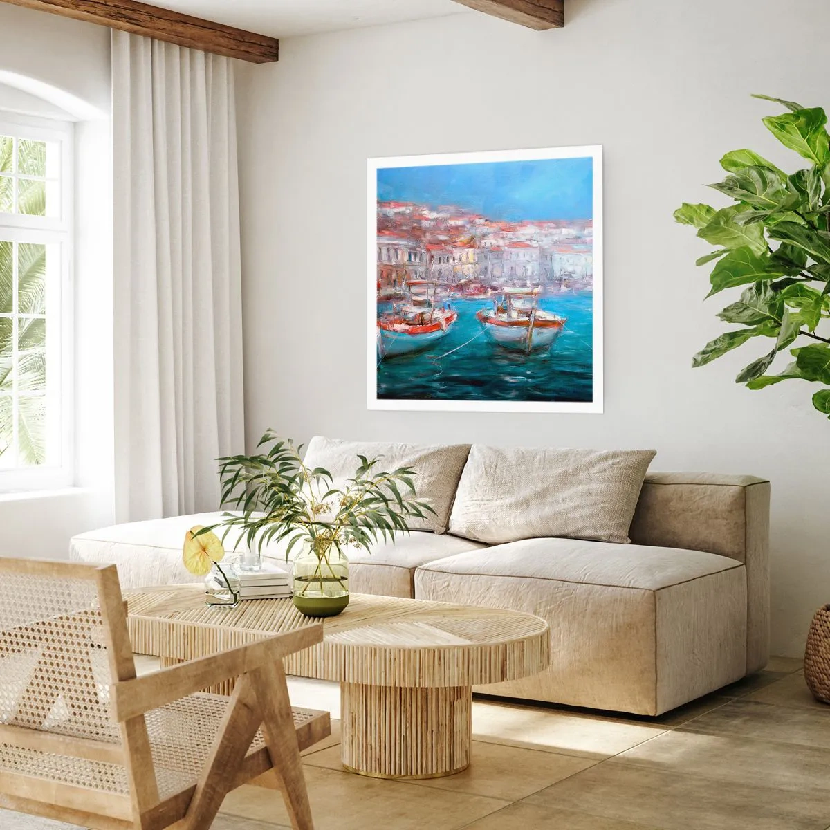Poster - Italian Bay - 50x50 cm