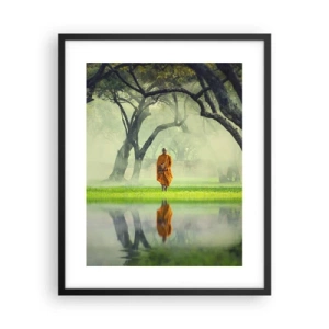 Poster in black frame - On the Way to Enlightenment - 40x50 cm