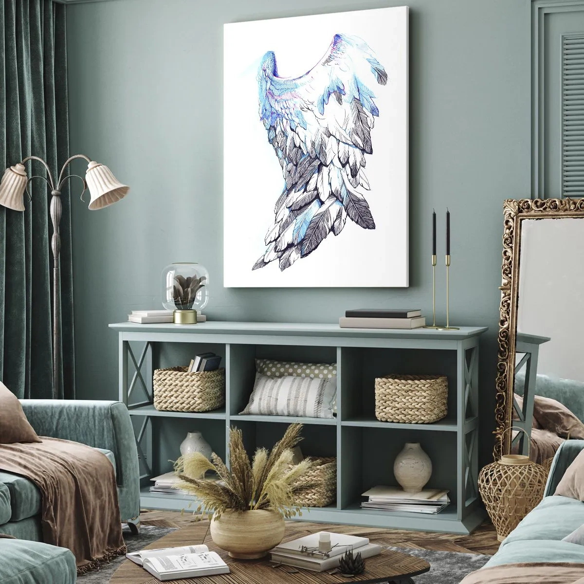 Canvas picture - I Need Wings - 65x120 cm