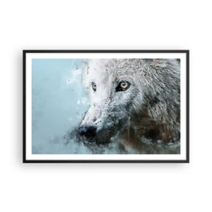 Poster in black frame - Meet Wolf Soul - 91x61 cm