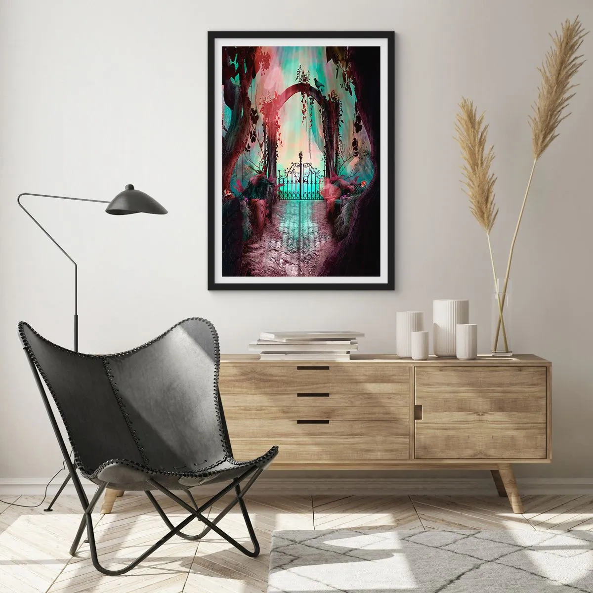 Poster in black frame - Secret Garden - 70x100 cm