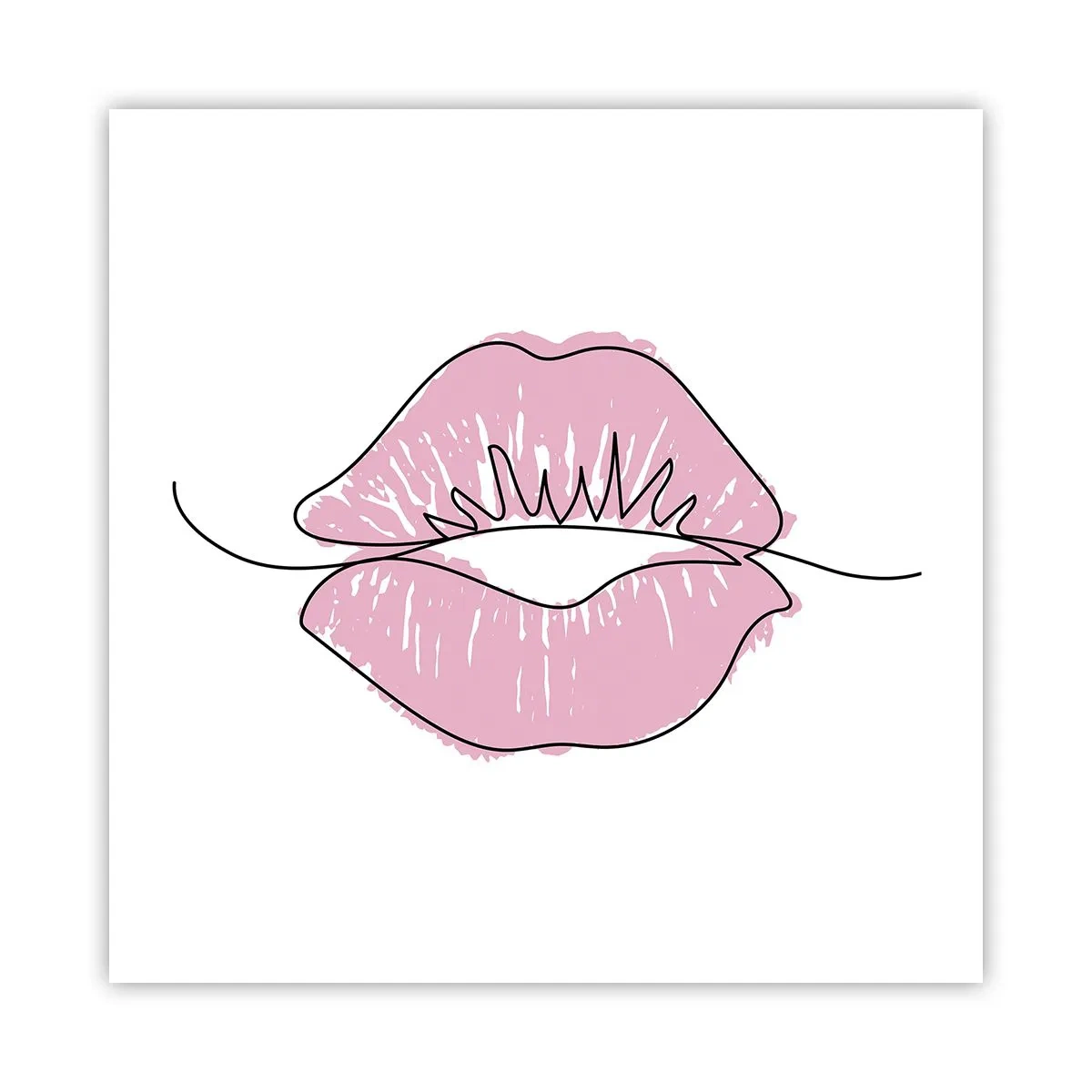 Poster - Ready for a Kiss? - 50x50 cm