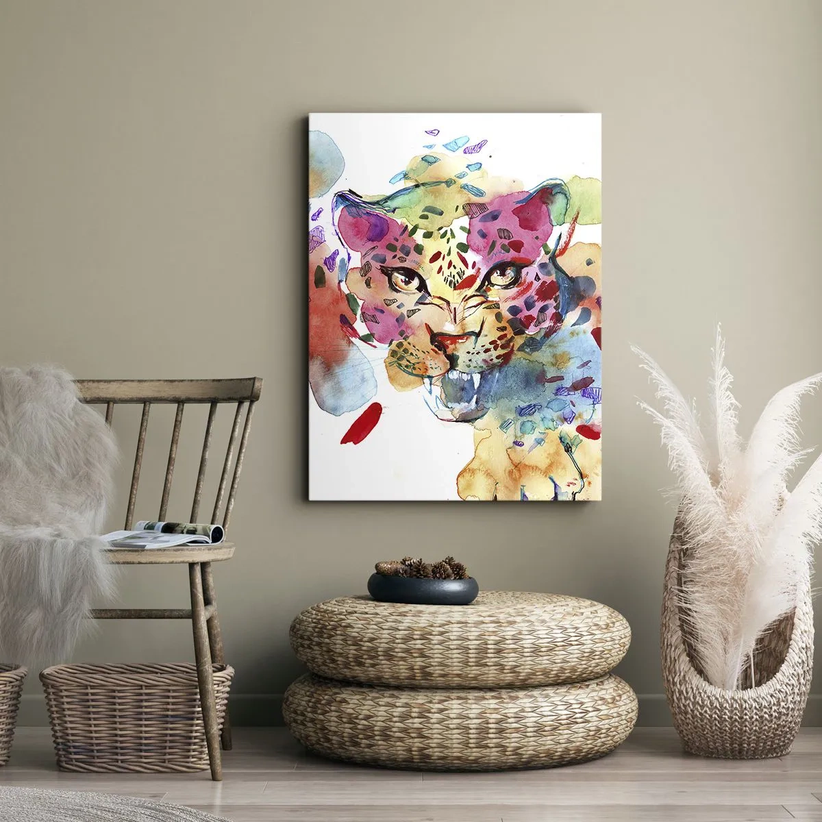 Canvas picture - Beauty and the Beast - 45x80 cm