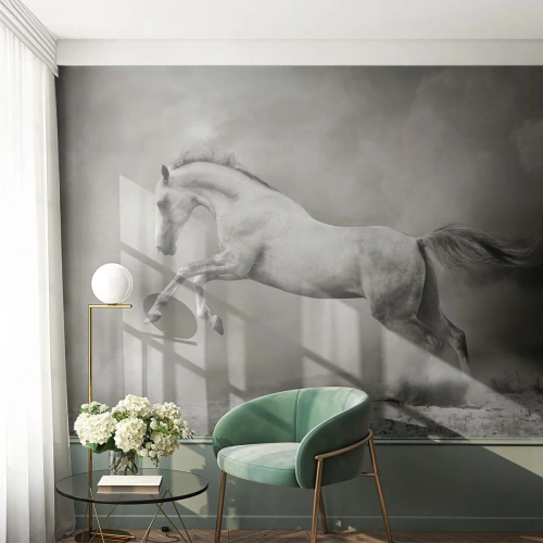 Self-Adhesive Photo Wallpaper Deluxe Sticker - Between Dream and Reality - Animals, Horse, Nature - 300x210 cm