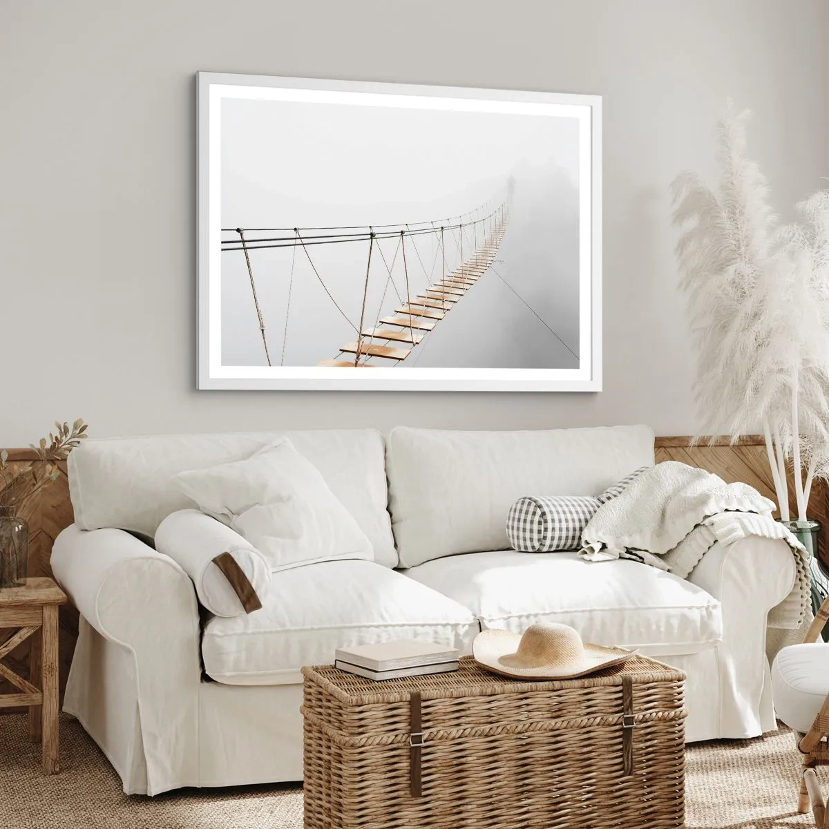 Poster in white frmae - Where Did He Take You? - 50x40 cm