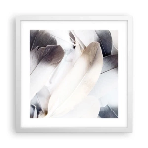 Poster in white frmae - Almost Angelic - 40x40 cm