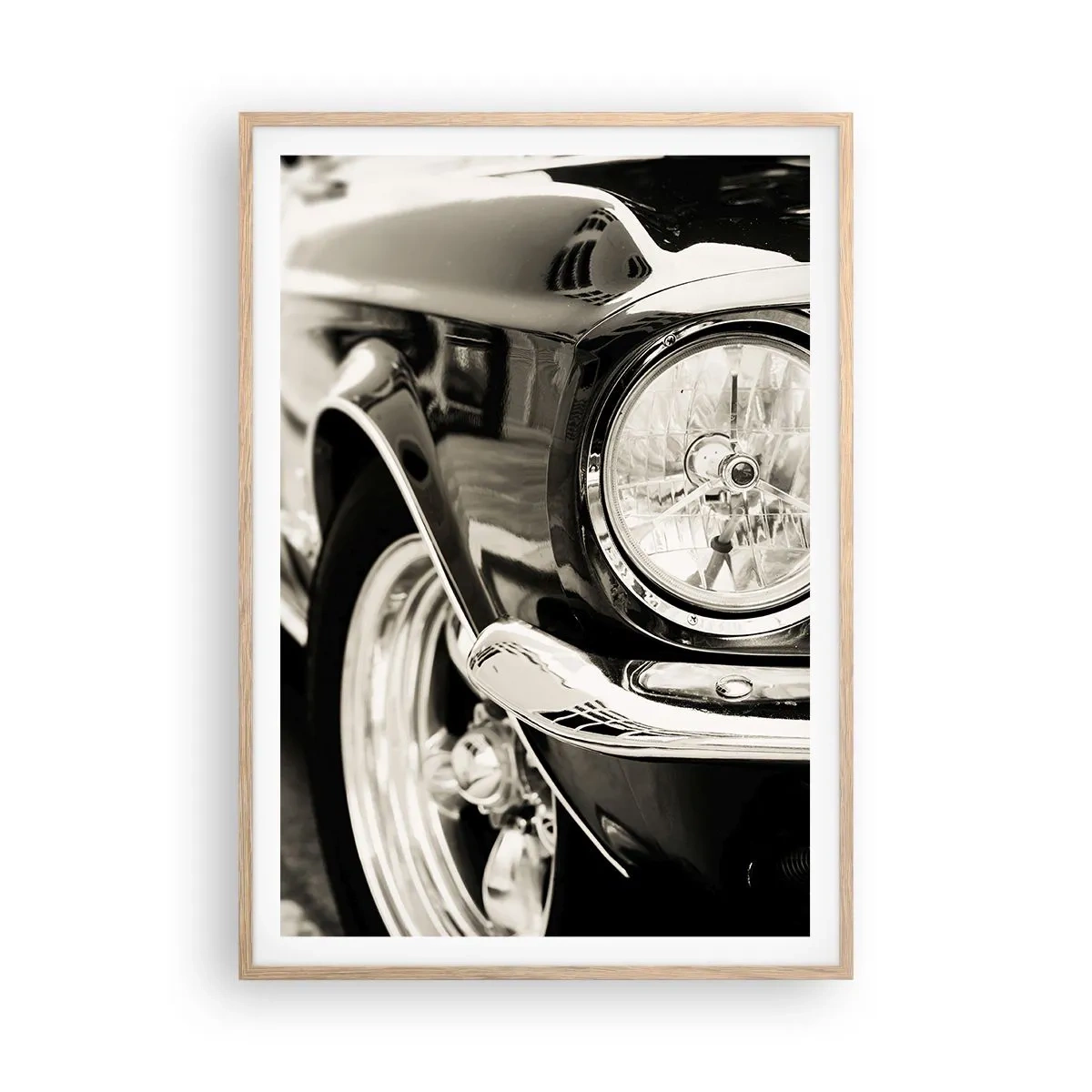 Poster in light oak frame - Lasting Shine - 70x100 cm