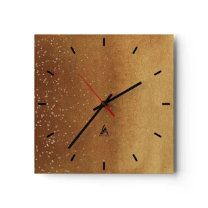 Wall clock - Clock on glass - Tthe Birth of the Universe - 40x40 cm