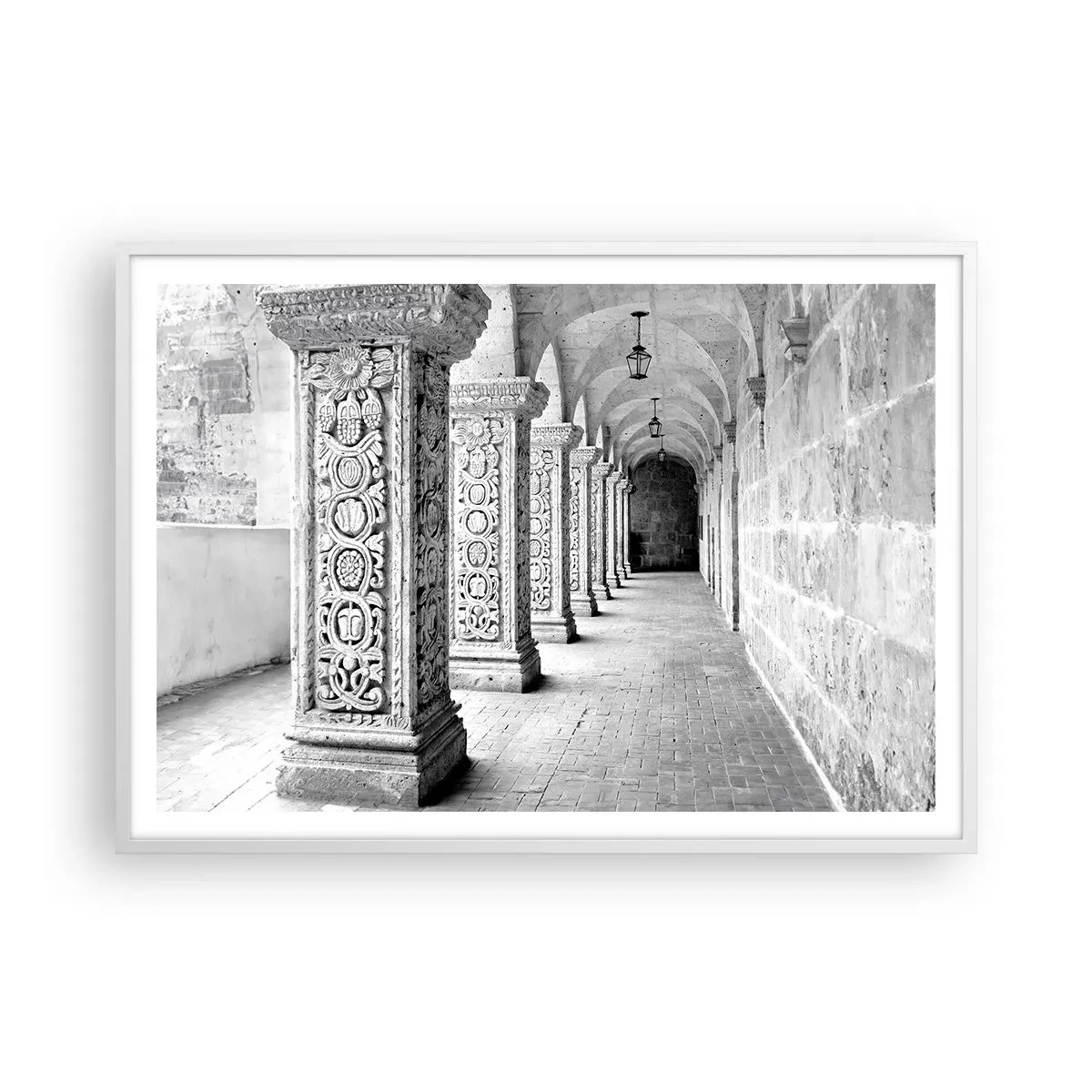 Poster in white frmae - Where is this Going...? - 100x70 cm