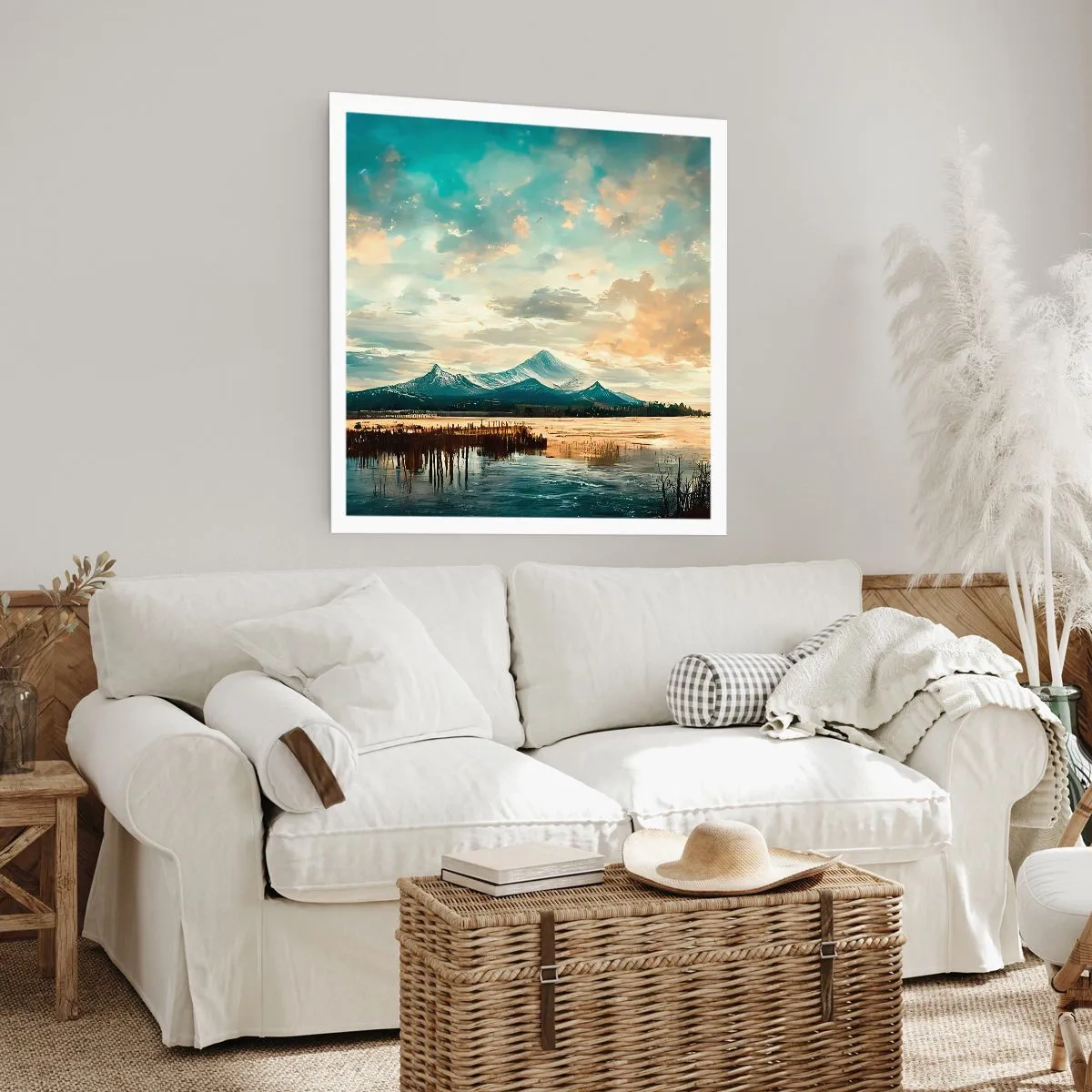 Poster - Under Heaven's Protection - 60x60 cm