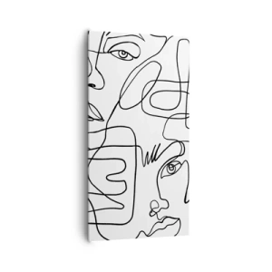 Canvas picture - Tangled up in Emotions - 65x120 cm