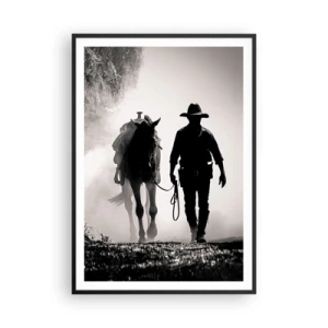 Poster in black frame - Texan Morning - 70x100 cm