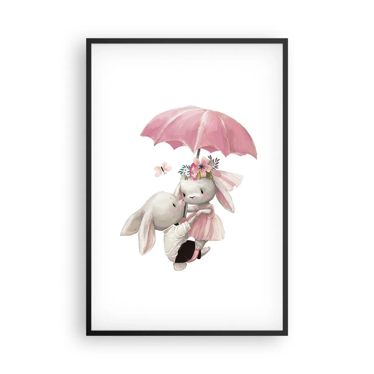 Poster in black frame - This Is Love - 61x91 cm