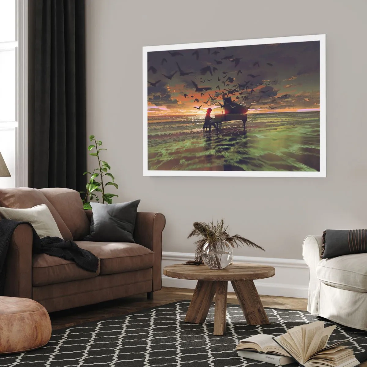 Poster - Concert for Piano and Waves - 100x70 cm
