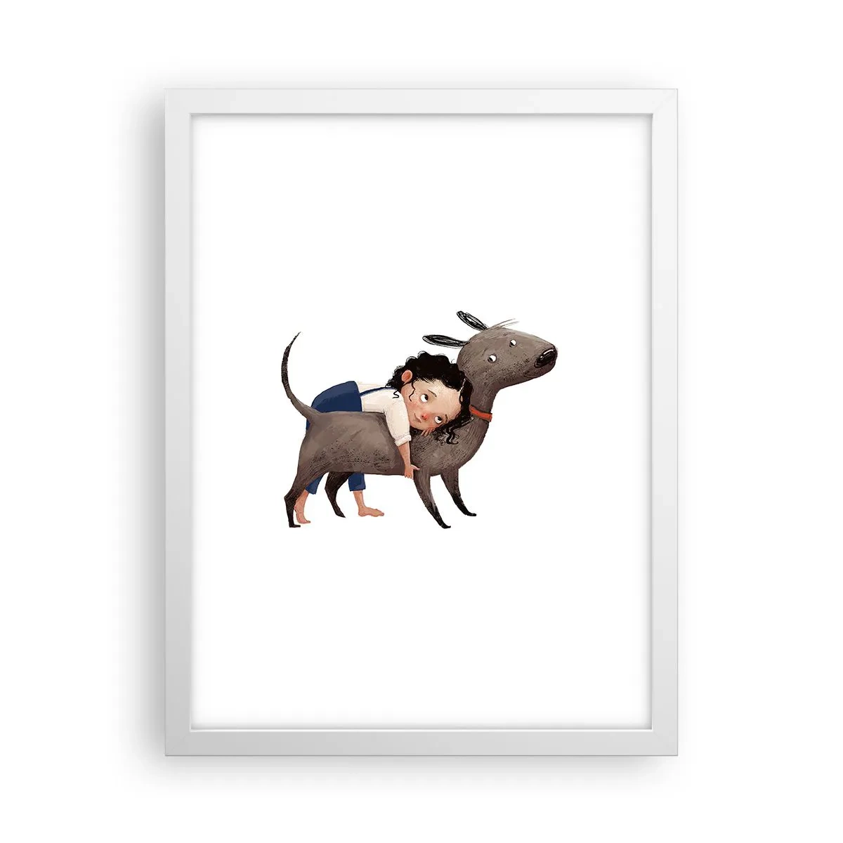 Poster in white frmae - Best Friends - 30x40 cm
