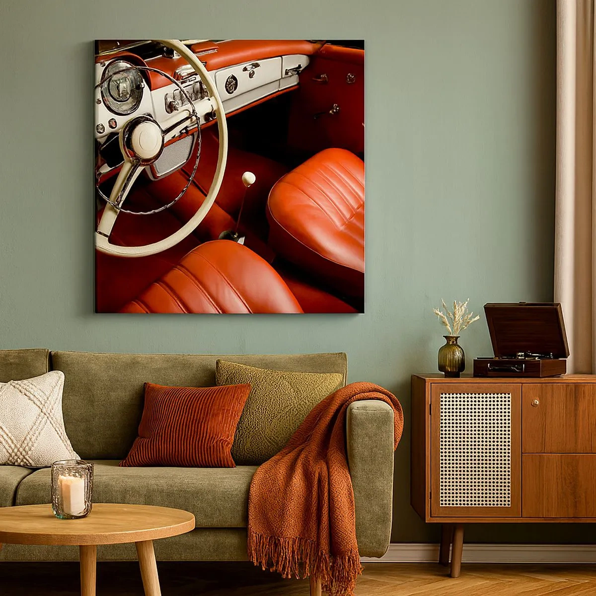 Canvas picture - Luxury Vintage Style - 30x30 cm
