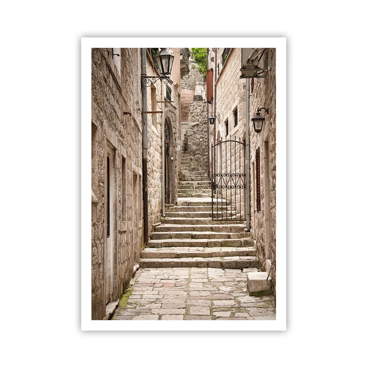 Poster - Magical Old Alley - 70x100 cm