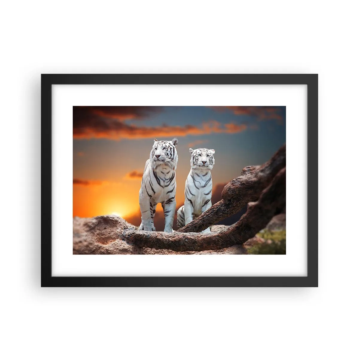 Poster in black frame - Just Like in Narnia - 40x30 cm