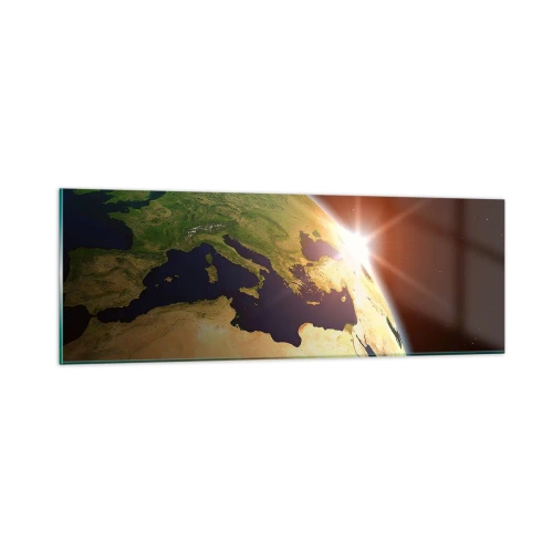 Glass picture - Sunrise - 90x30 cm