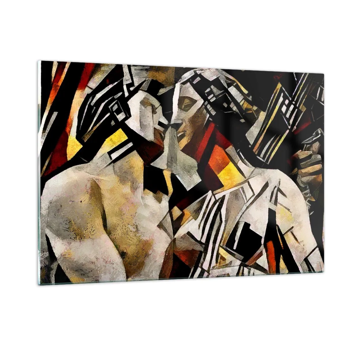 Glass picture - Kiss Of A Statue - 120x80 cm