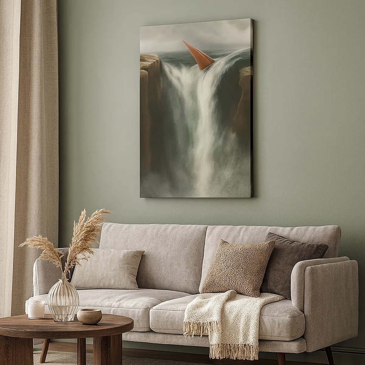 Canvas picture - Life Warning - 50x70 cm