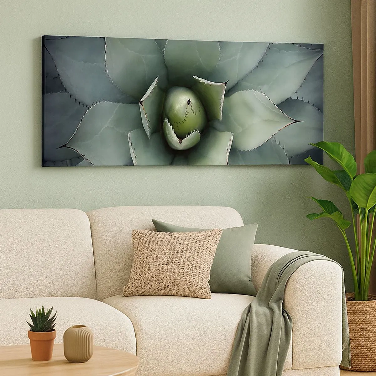 Canvas picture - Attracts and Warns - 100x40 cm