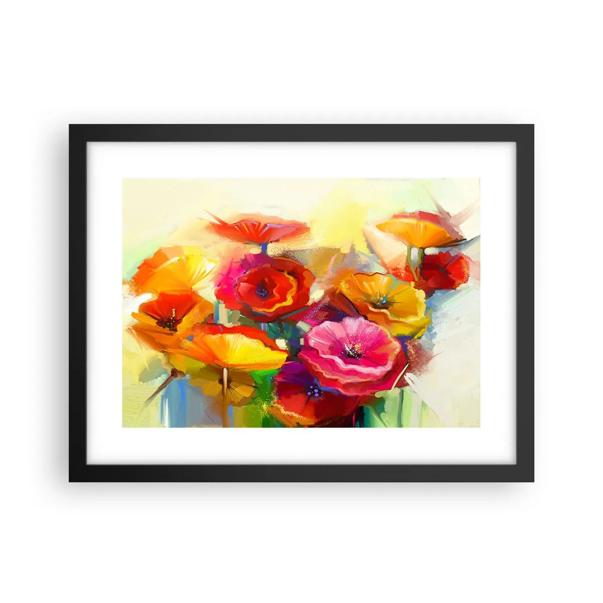 Poster in black frame - Not Only Red - 40x30 cm