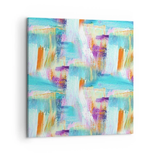 Canvas picture - Cheerfully Interwoven - 50x50 cm