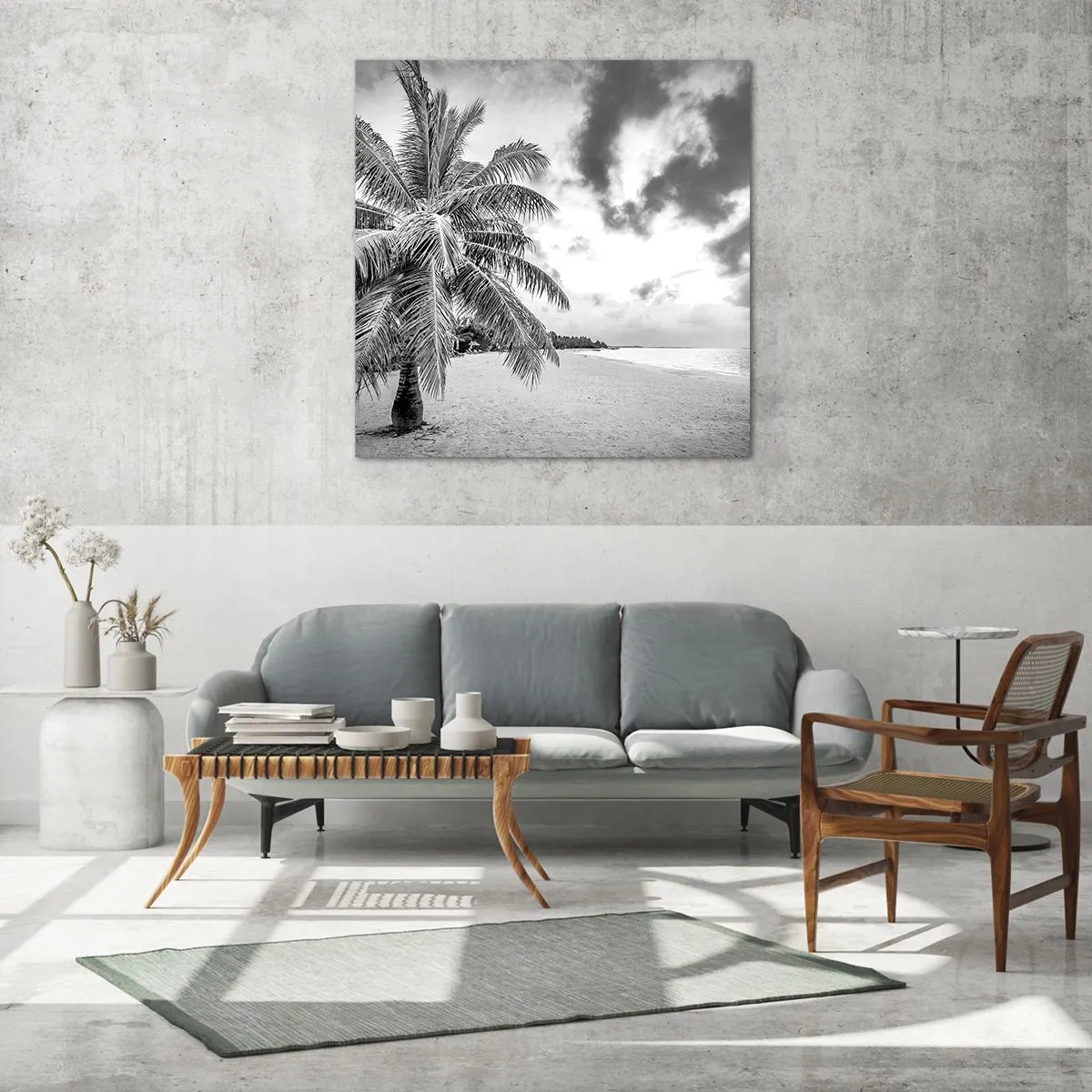 Glass picture - When You Miss Loneliness… - 60x60 cm