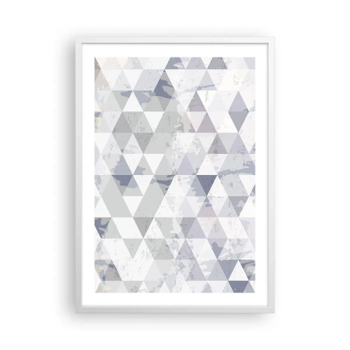 Poster in white frmae - In the Rhythm of a Triangle - 50x70 cm