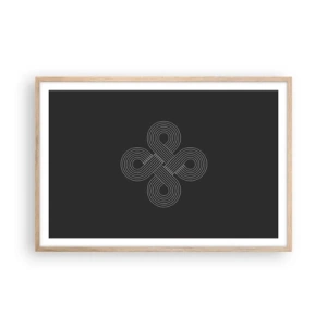Poster in light oak frame - In Celtic Spirit - 91x61 cm