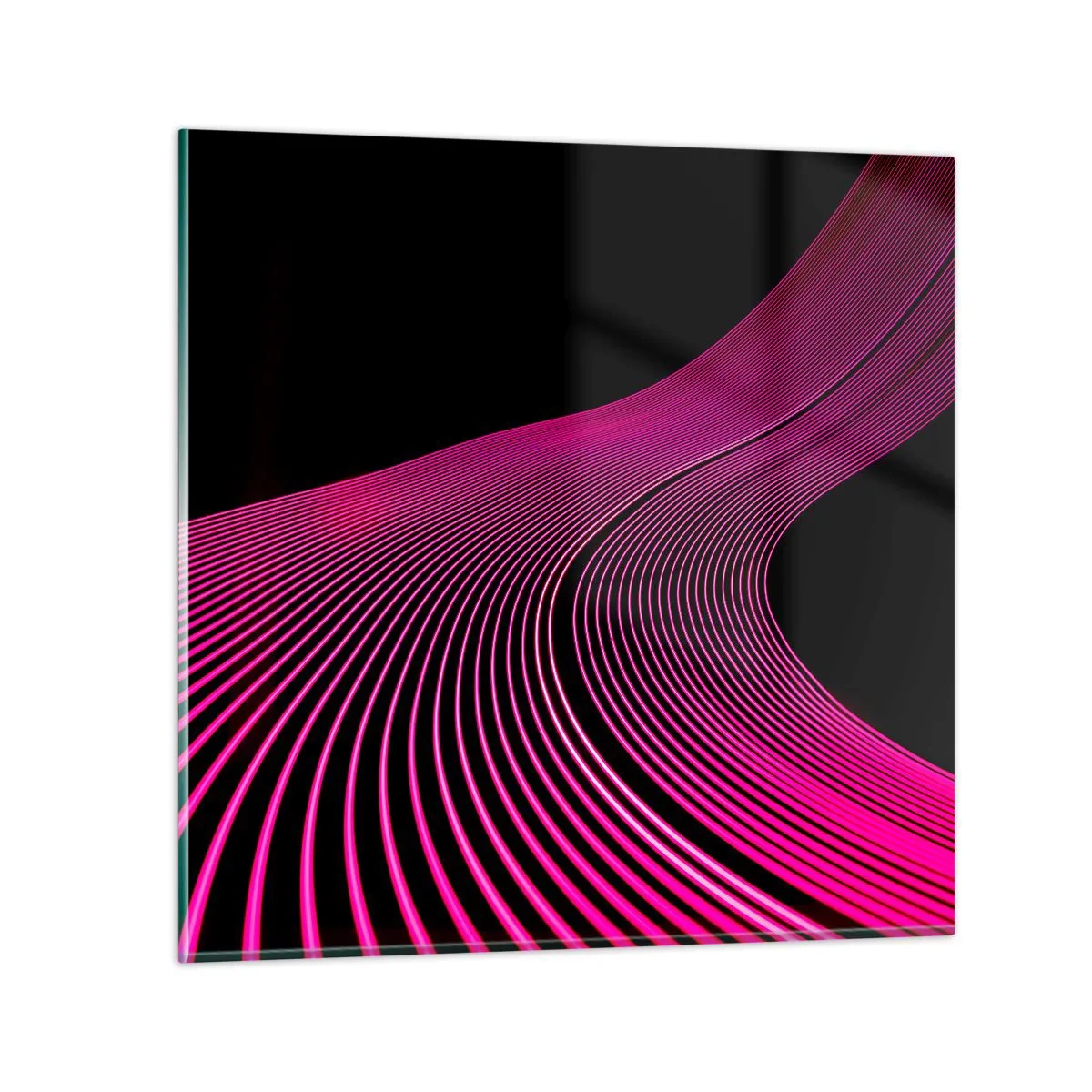 Glass picture - Alley of Light - 70x70 cm