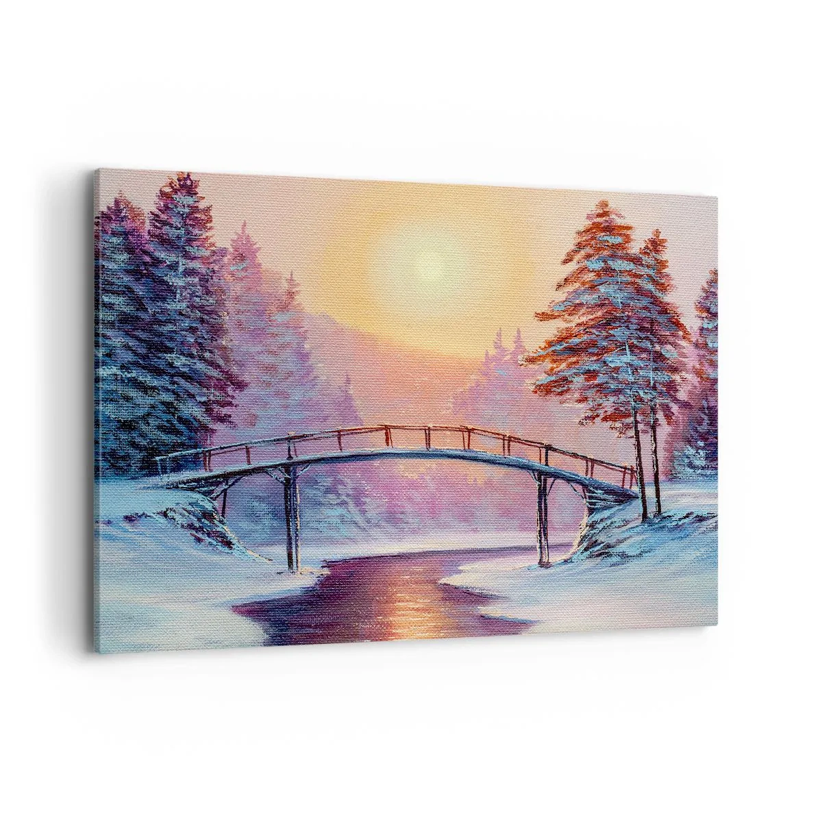 Canvas picture - Four Seasons - Winter - 120x80 cm