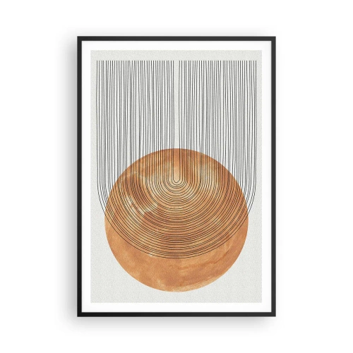 Poster in black frame - Sunny Composition - 70x100 cm