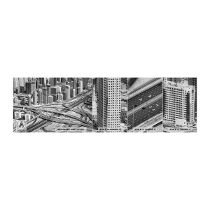 Photo Wallpaper Sample Premium Sand - Dubai - Impossible City - City, Architecture, Metropolis - 100x30 cm